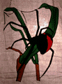 stained glass spider